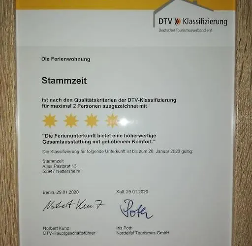 4 Sterne Stammzeit Appartement